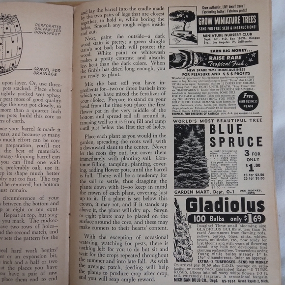 Vintage The Workbasket Magazine 1953 Patterns Recipes Ephemera Craft Crafting - Picture 9 of 11